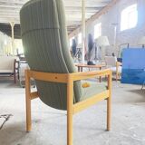 Scandinavian high-back lounge chair