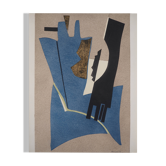 Alberto magnelli: abstract composition - signed lithograph