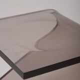 Tabouret en plexiglas françois arnal, 1970s