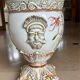 Magnificent gardener set. ceramic signed alfal.