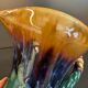 Flamed stoneware pitcher signed Alpho, no. 114