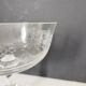 Bohemian crystal stemmed bowl