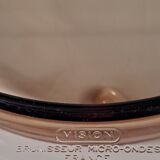 Corning amber glass browning dish