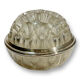 Pique flower in glass and solid silver