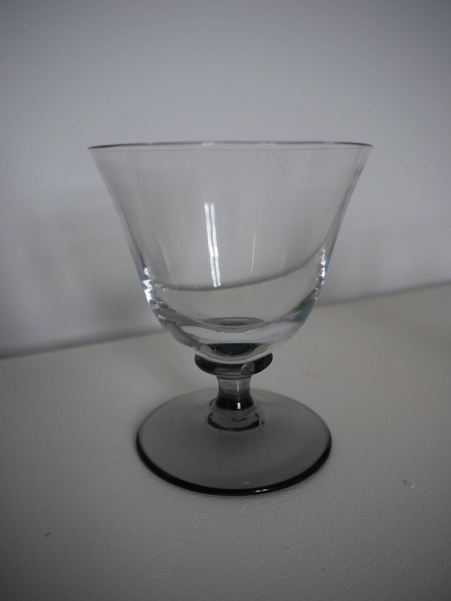 Lot de 4 verres en cristal