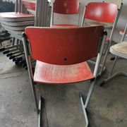 Set of 14 vintage stackable chairs