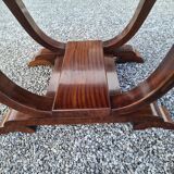 Solid mahogany art deco table with extensions