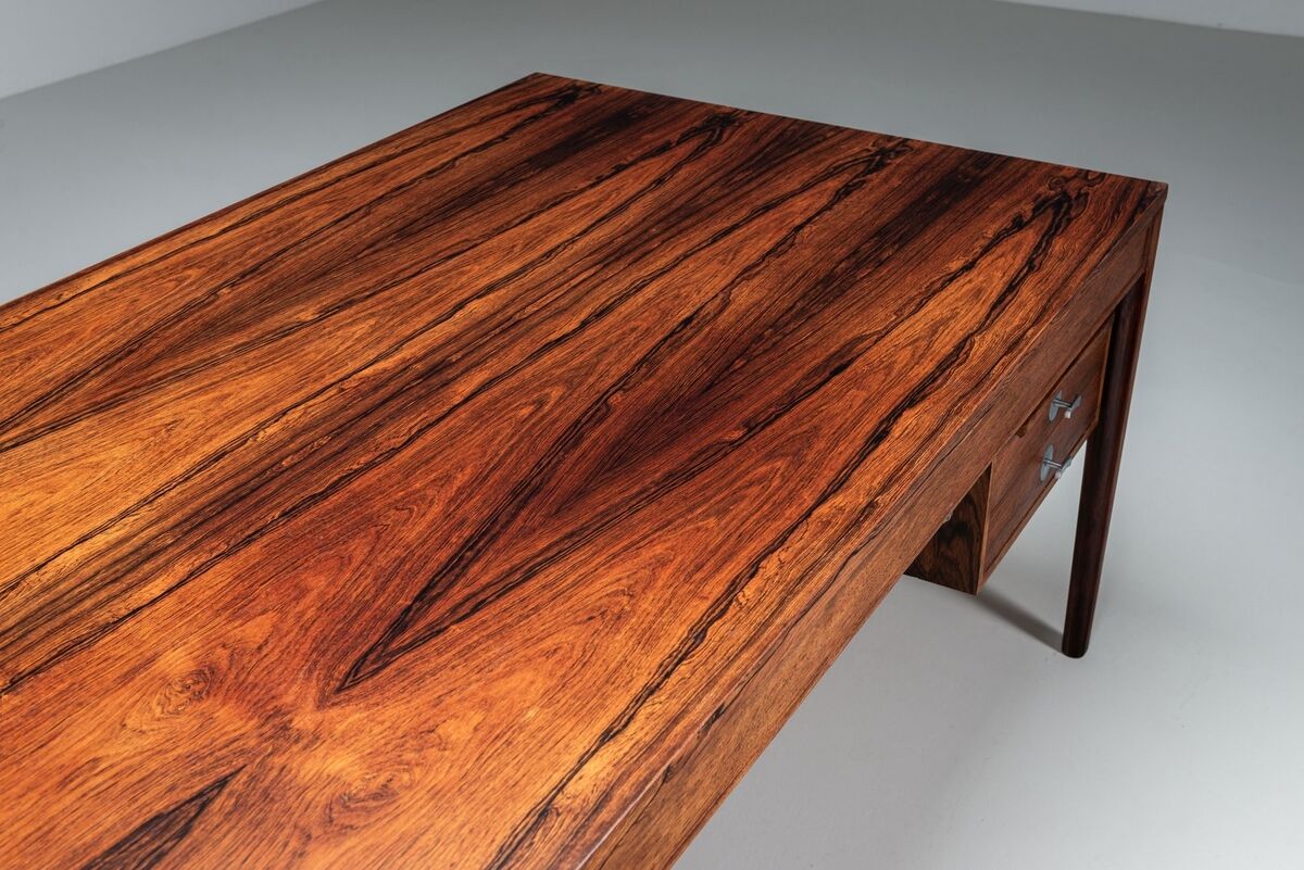 Finn Juhl FD-951 “Diplomat” desk in rosewood France & Son Denmark 1960