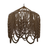 Suspension en bois naturel