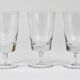 Set of six mid-century crystal wine glasses, Austria, 1950s.