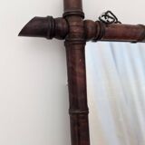 Antique bamboo mirror