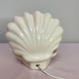 Vintage white shell lamp