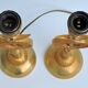 Pair of Gilded Bronze Lamp by Pierre Casenove for Fondica, France
