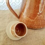 Coffee maker, stoneware decanter signed