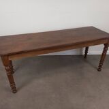 Large walnut bistro table