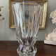 large cut crystal vase Saint Louis 1967