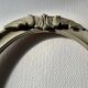Oval frame in weathered wood