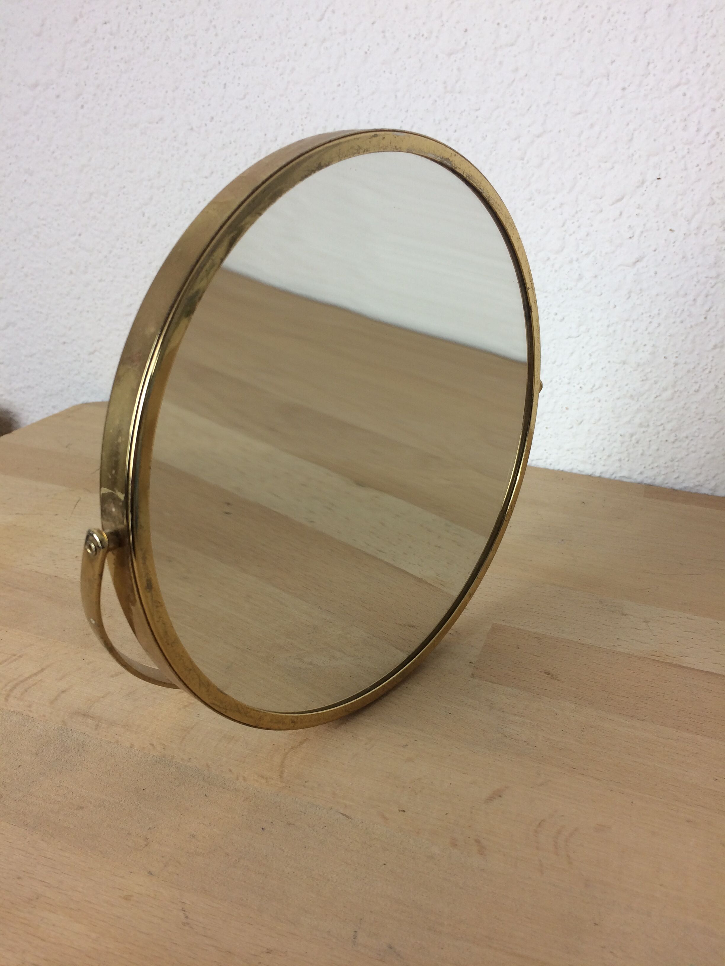 Miroir de barbier double face vintage 19cm