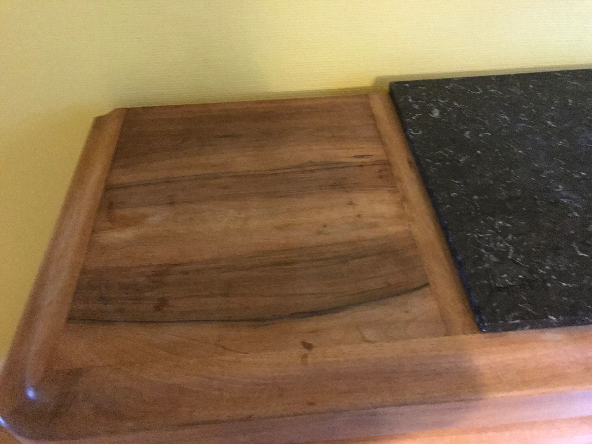 Art deco line-up in 1940s solid oak