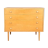 Vintage oak veneer chest of drawers