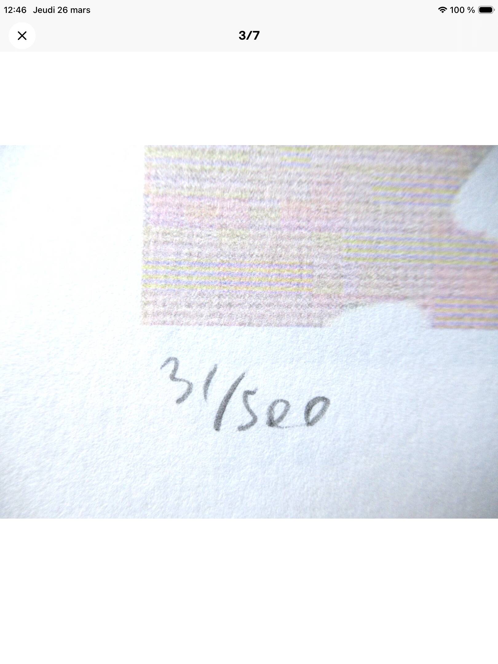 Lithograph by David Hockney, signed and numbered.