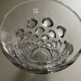 Vintage bubble crystal vase