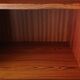 Enfilade wall vitrine in veneered teak from the 1960s.