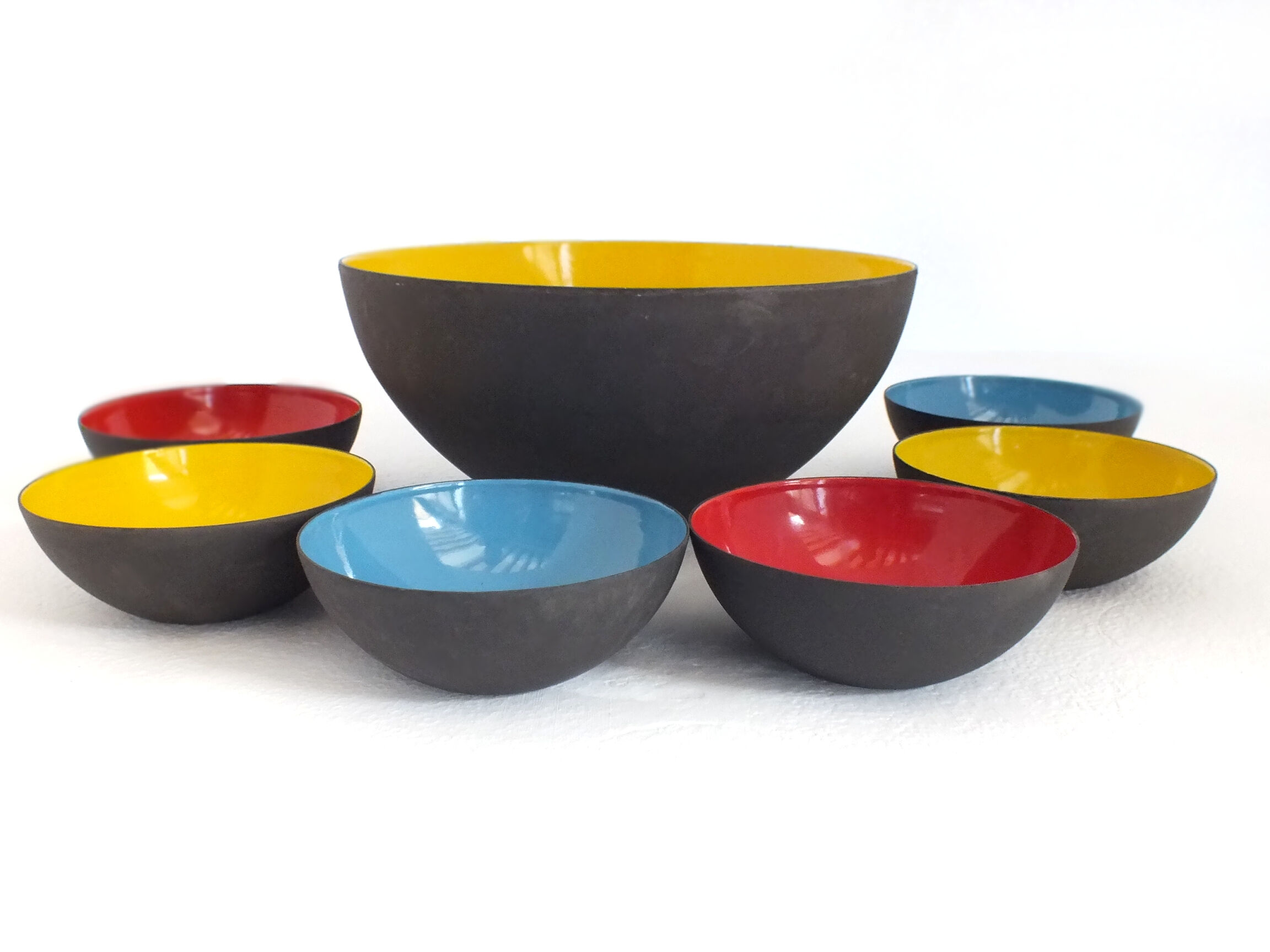 7 bowls first edition by Herbert Krenchel Krenit 1954