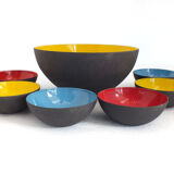 7 bowls first edition by Herbert Krenchel Krenit 1954