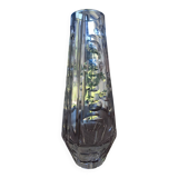 Vintage cut glass vase from the 60s