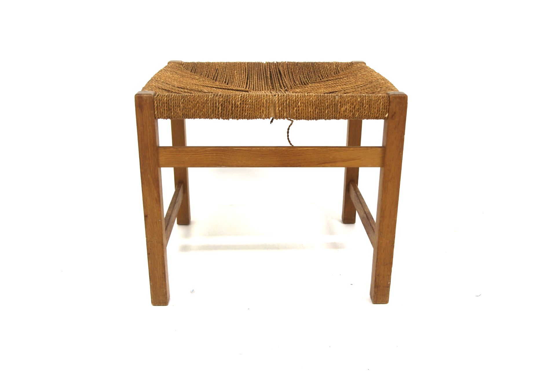 Scandinavian oak stool, Sweden, 1960