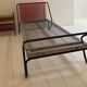 Bed and bedside table jaques hitier