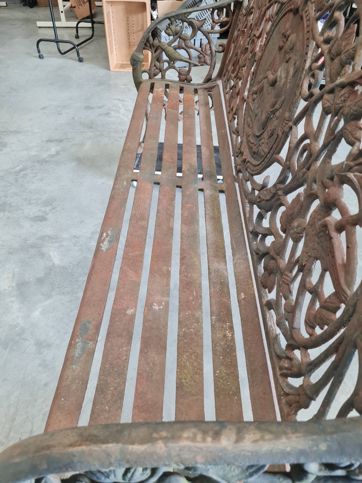 Banc en fonte
