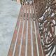 Banc en fonte
