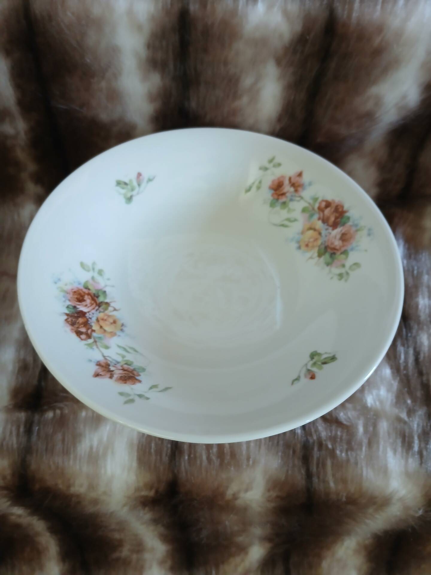 Antique Digoin compote dish