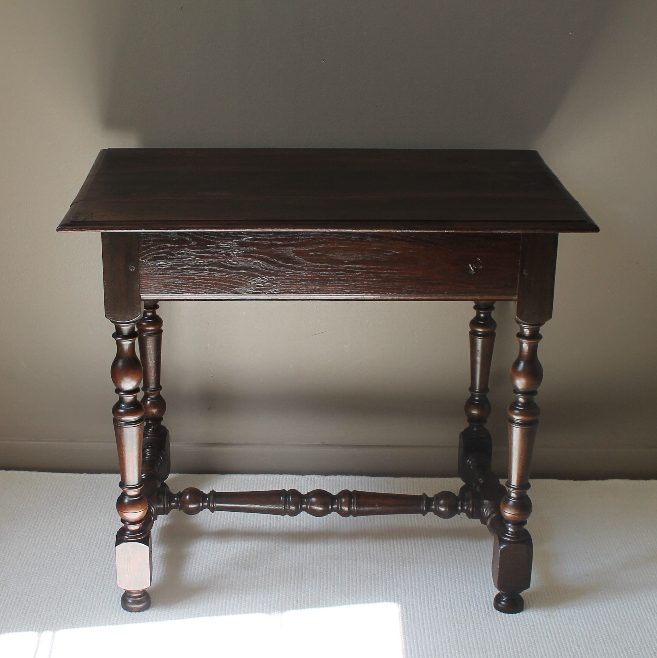 19th century solid oak desk