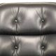 Charles Pollock leather office chair, Knoll edition, 1970