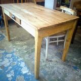 Restored old farm table
