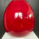 Flos red glass egg floor lamp 90s design