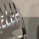 Fish serving set, 2 pieces, silver-plated metal, Christofle Marly silversmith