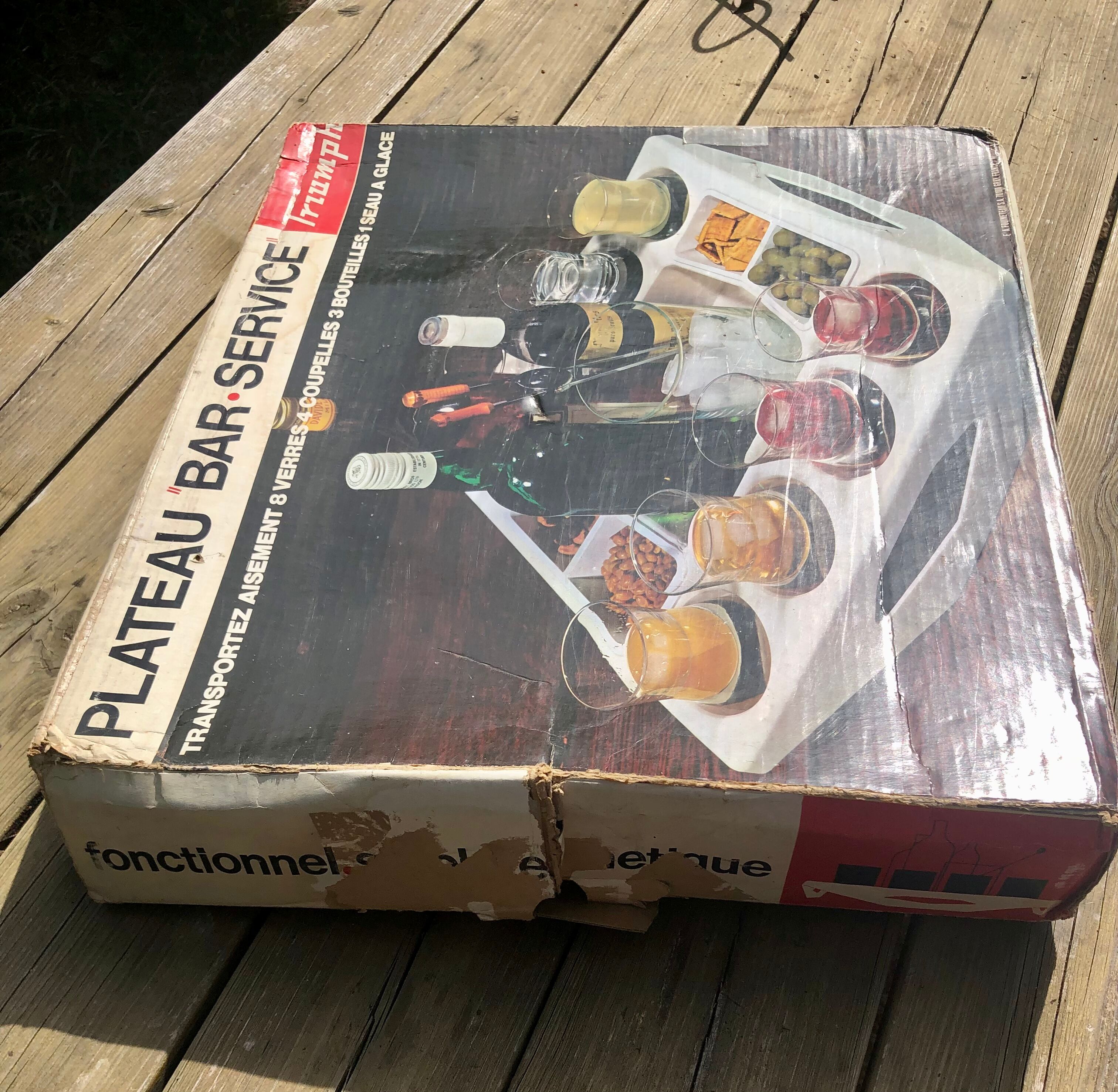 Plexiglass triumph service tray