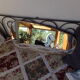 Ancient oval mirror 60s - 66x32cm