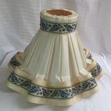 Lampshade in fabric and embroidery