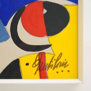 Aldo Gentilini, tempera sur carton, années 1970