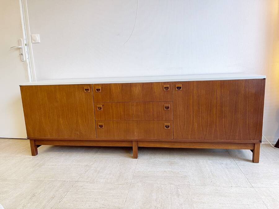 Teak sideboard by André Monpoix – circa 1960