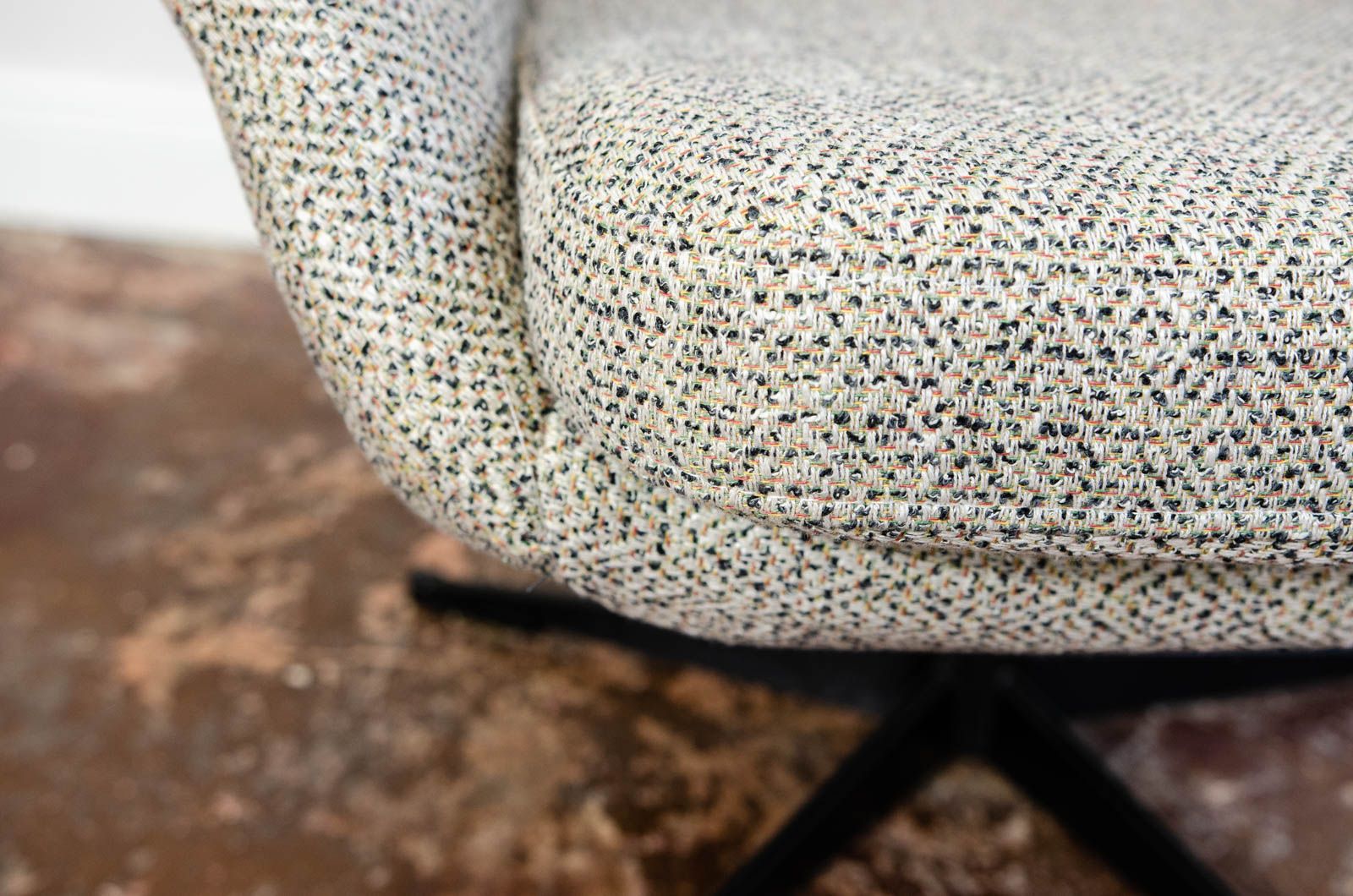 F 015 swivel armchair by Lubusie Fabryki Mebli 1970's
