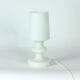 Lampe de table en verre opalin blanc, Stefan Tabery 1960s