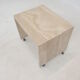 Set of 3 Italian Travertine Nesting Tables, 1980s