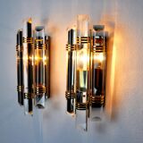 Pair of Venini sconces, Italy, 1980