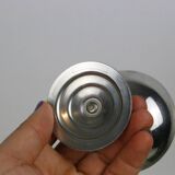 Set of 6 stainless steel bowls by Letang-Remy, vintage French, 1970s